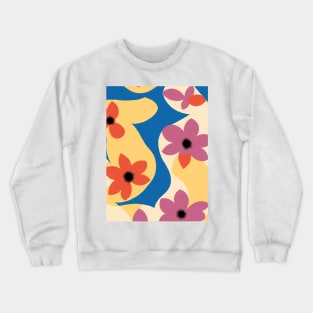 Chromatic Botanic Abstraction #18 Crewneck Sweatshirt